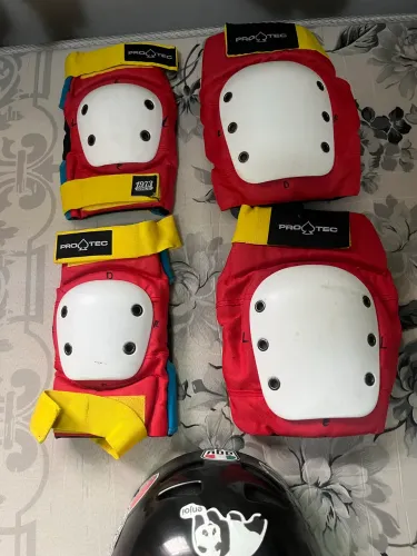 Kit Joelheira e Cotoveleira Profissional Protec Importado