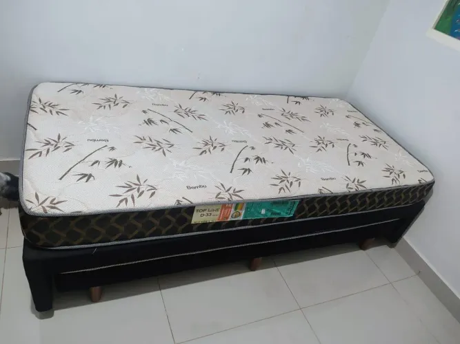 Cama Box solteiro auxiliar