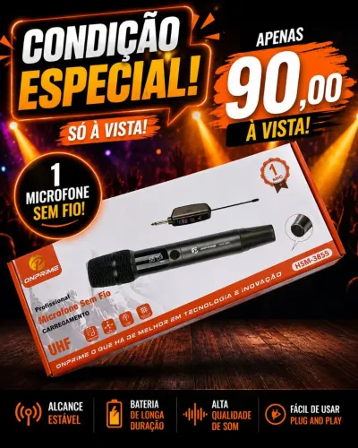Microfone sem fio