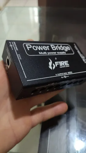 Fonte Fire Power Bridge 9V 10 Saídas para Pedais Pedalboard Fire Custom Shop