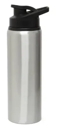 Squeeze Personalizada 750ml Prata Alumínio - Beth Bazar e Personalizados