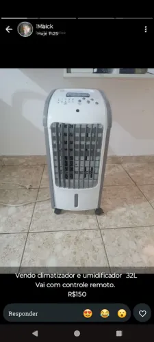 Climatizador e umidificador 