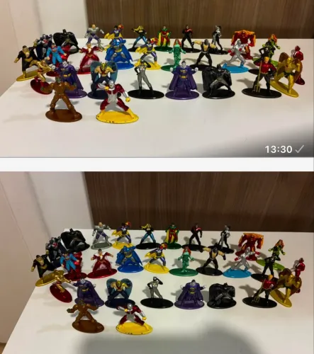 Figuras de Ação Colecionáveis Jada DC comics (metal)Liga da Justiça 31 Unidades 4cm