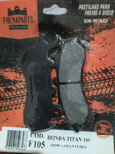 Pastilha de freios honda