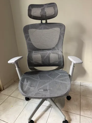 Vende-se Cadeira Ergonômica Executiva Nova Lacrada | Apoio Lombar, Cabeça e Braços 3D