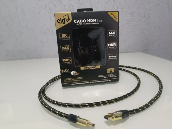 Cabo HDMI ELG 2.1 veja a descrição