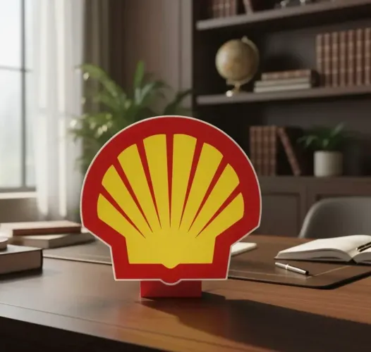 Luminária sem fio placa antiga shell