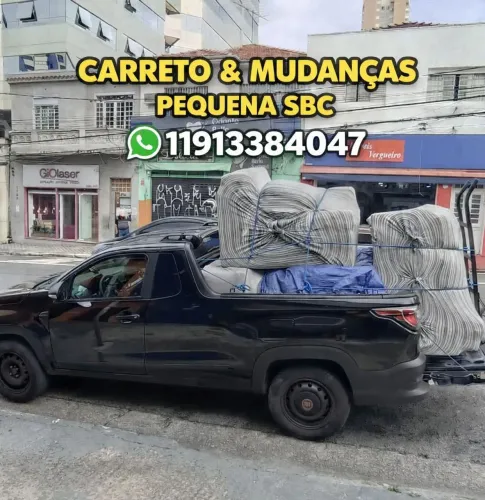 Carreto E mudança pequena em todo Abc e grande SP 
