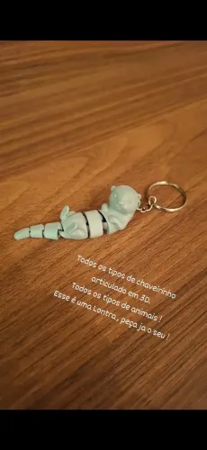 Chaveiro 3d qualquer bichinho