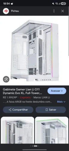 Troco lianli por placa de video oi kit
