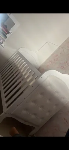 berço capitone + colchão ortobom