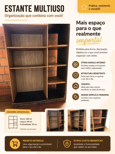 Estante multiuso 250R$