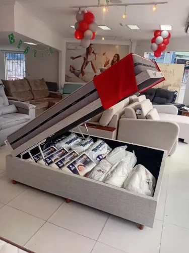 Cama box baú casal