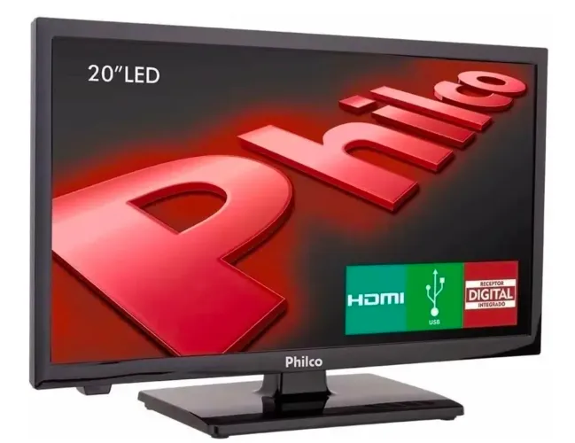 ? TV Philco LED 20" HD - Funcionando Perfeitamente!