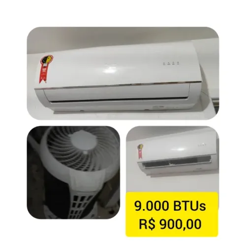 Ar condicionado 9.000 BTUs Midea