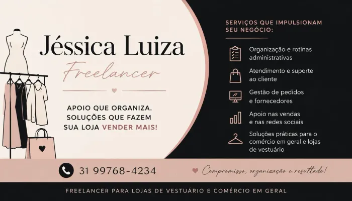 Freelancer pra lojas e comércios em geral
