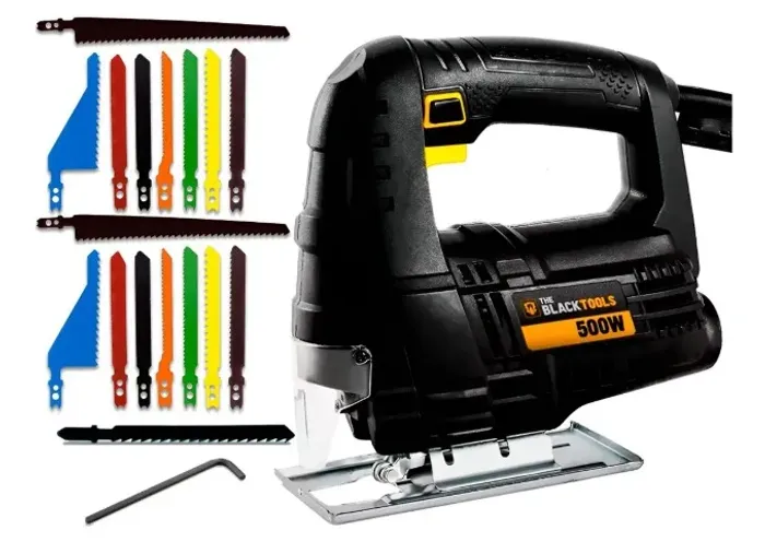 Serra Tico Tico 500w Profissional Com Kit Lâminas