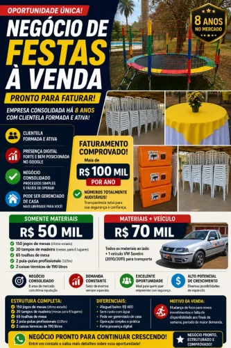 Loja mesa e cadeiras a venda