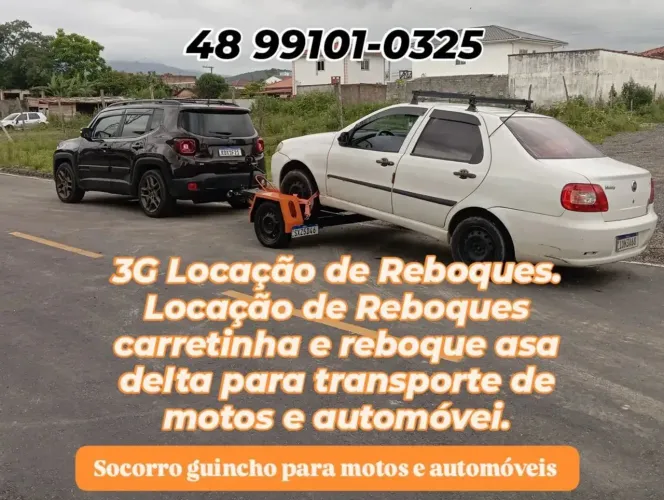Locação de Reboques para carga e reboque asa delta para transporte de automóveis