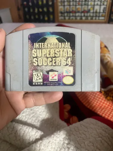 Jogo original do 64 internacional superstar soccer 64
