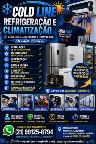COLD LINE REFRIGERAÇÃO E CLIMATIZAÇÃO