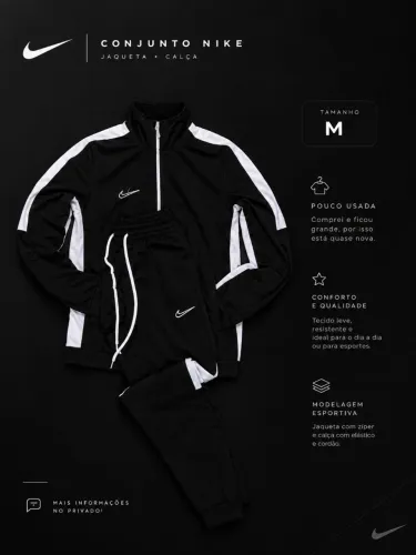 Conjunto Nike dryfit tamanho M