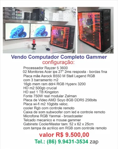 COMPUTADOR GAMMER