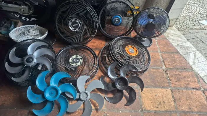 Lote de peças pra ventilador