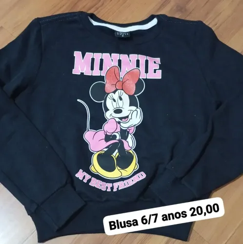 Blusa moletom veste 6/7 anos 