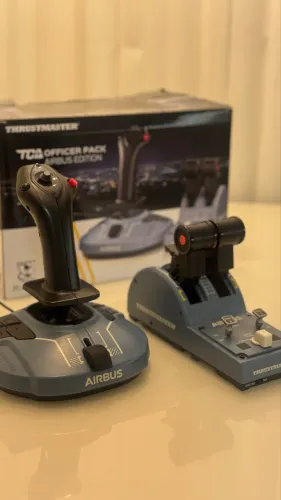 Thrustmaster TCA Officer Pack Airbus Edition Completo PC Flight Simulator