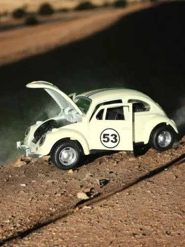 Carrinho colecionáveis em metal Fusca Herbie