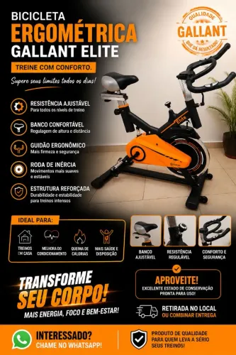 ? Bicicleta Ergométrica Gallant Elite