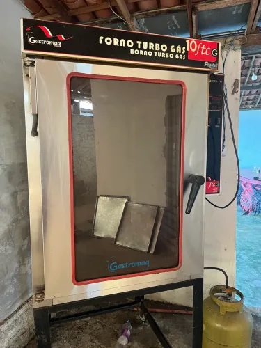 Forno turbo gás com 10 bandejas imeca
