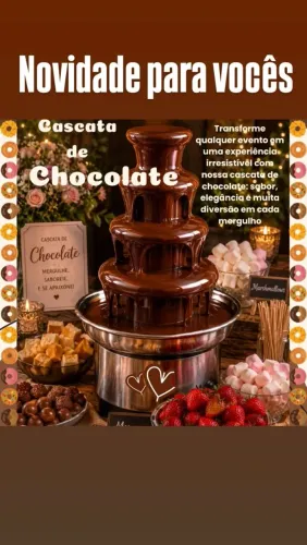 Cascata de chocolate