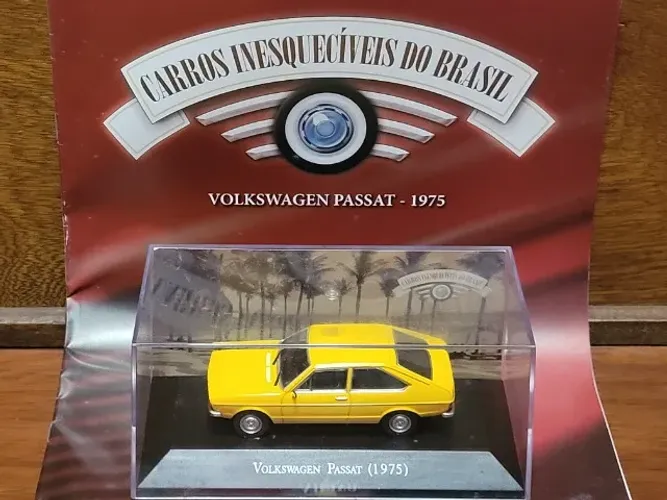 Volkswagen Passat 1975 - Coleção Carros Inesquecíveis do Brasil - Carrinho Miniatura 1/43