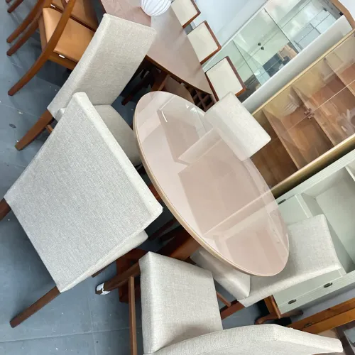 Mesa retangular madeira pronta entrega