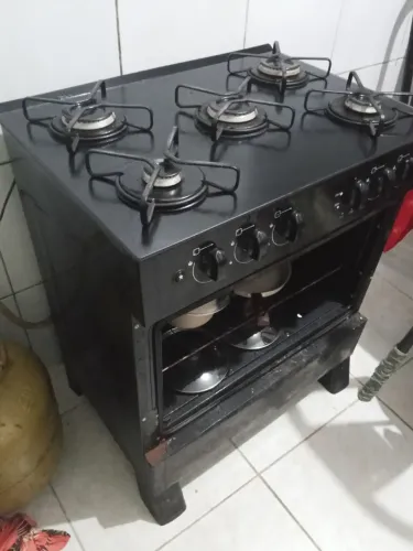 Vendo um Fogão Realce Zeus Glass 5 Bocas