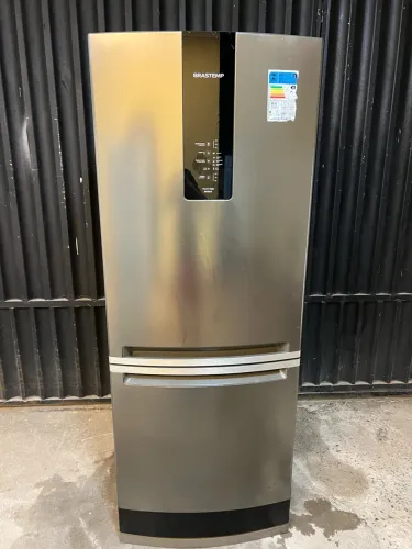 Geladeira Inox Electrolux inverse 460 litros frost free conservada 