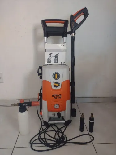 Lavadora de alta pressão stilh re 143, 2 ponteira, slow foam, multi uso 1.999,99 reais.