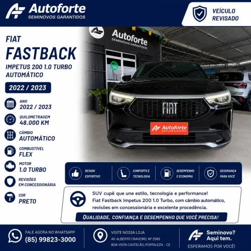 Fiat Fastback Impetus 1.0 200 T. Flex AUT 2023