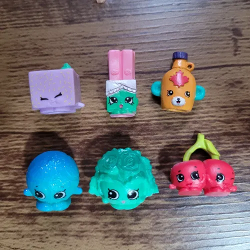 Coleção Shopkins 6 peças