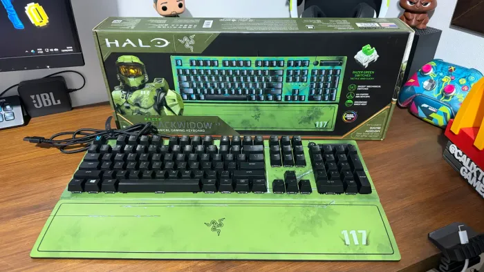 Teclado Razer Blackwindow V3 Edição Limitada Halo Xbox