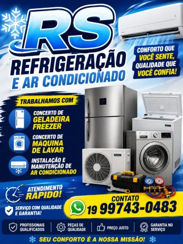 Concerto de geladeira freezer e máquina de lavar 