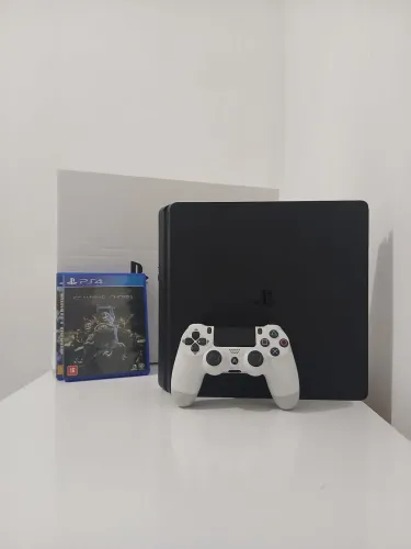 Ps4 Slim 1 TB NA CAIXA - Aceito Ofertas