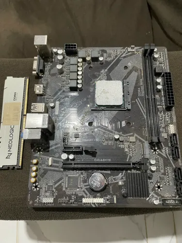 Placa mãe a520m kv2 processador ryzen 5 5600G 2x8gb de ram neologic 