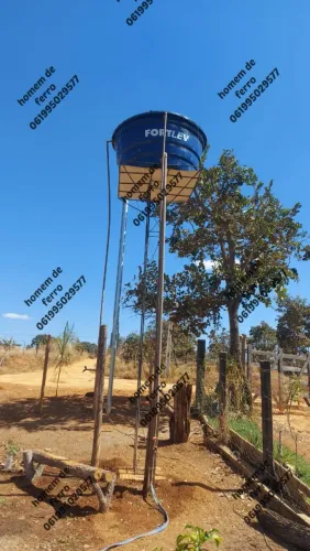 SUPORTE PARA CAIXA D'ÁGUA/TORRE PARA CAIXA D'ÁGUA