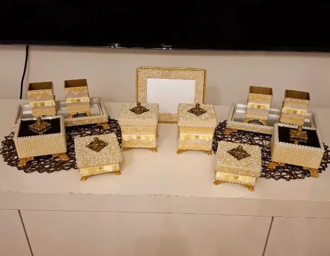 Conjunto Artesanal de Pérolas Completo