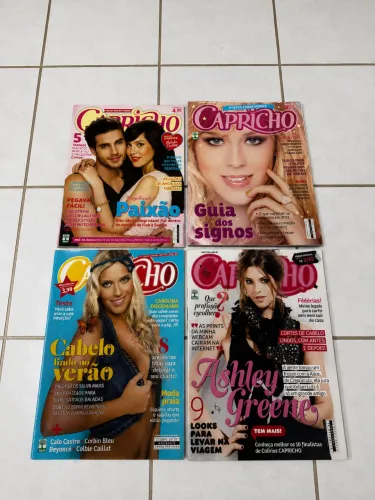 Lote com 52 Revistas Capricho Antigas - Coleção para Colecionadores 2000/2010