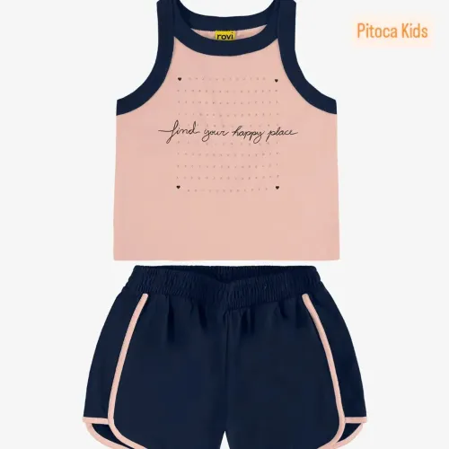 Conjunto Feminino infantil TM 14 anos Rovikids