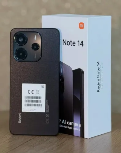 Celular Lacrado Global - Note 14 4G - 256/8 Preto - Entrega Grátis+ câmera de 108Mp